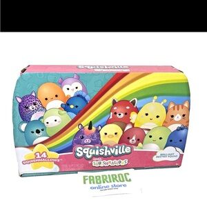 Squishmallows Squishville Brilliant Besties - Rainbow Colors